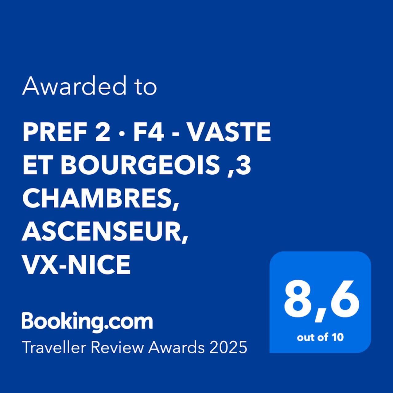 Pref 2 - F4 - Vaste Et Bourgeois ,3 Chambres, Ascenseur, Vx-Nice Buitenkant foto